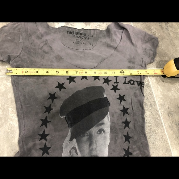 ❤️‍🔥Rockstars & Angels❤️‍🔥Graphic SS T-Shirt❤️‍🔥Measurements in Pics❤️‍🔥 - Picture 8 of 11